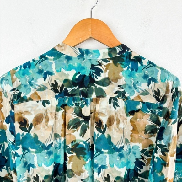 Tyler Boe Petra 100% Silk Floral 3/4 Sleeve Dress Sz 6 - Picture 6 of 16